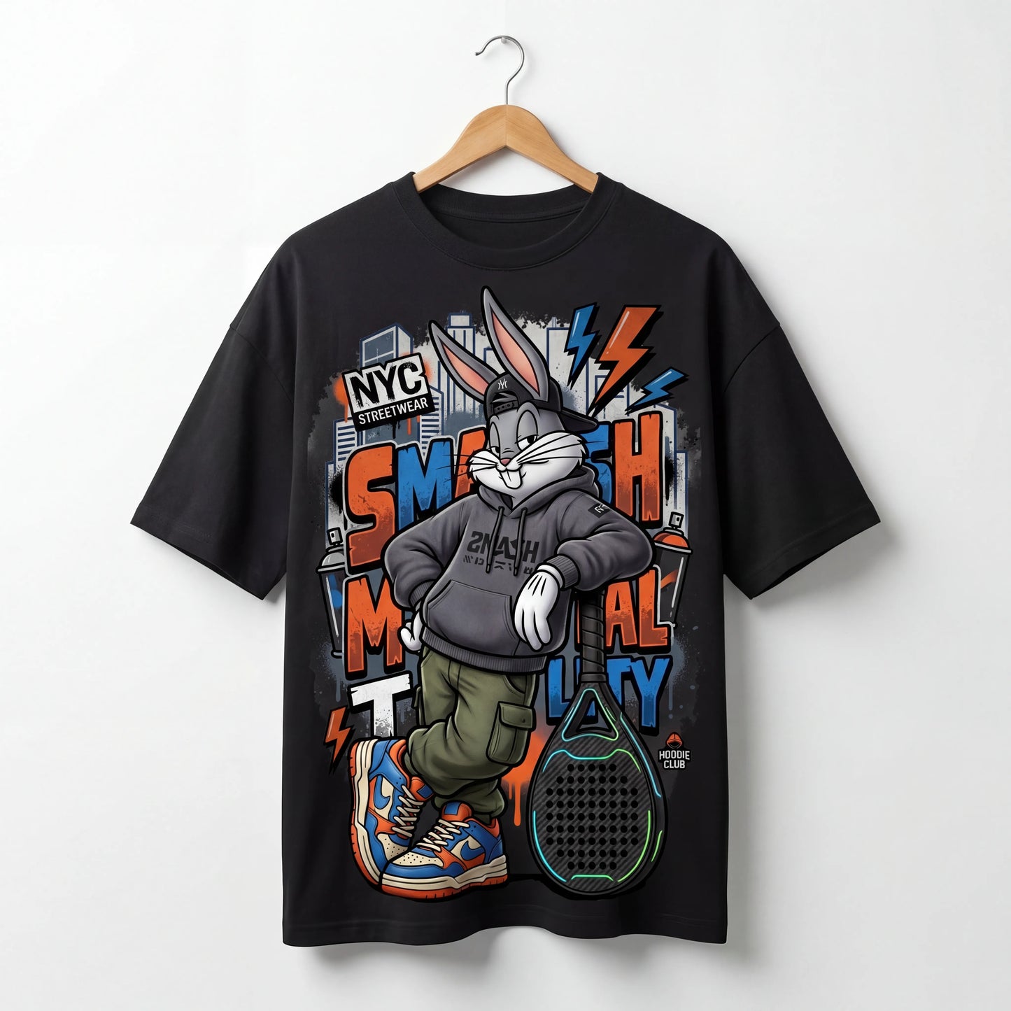 The "Mentally Smash" Oversized Graphic Tee