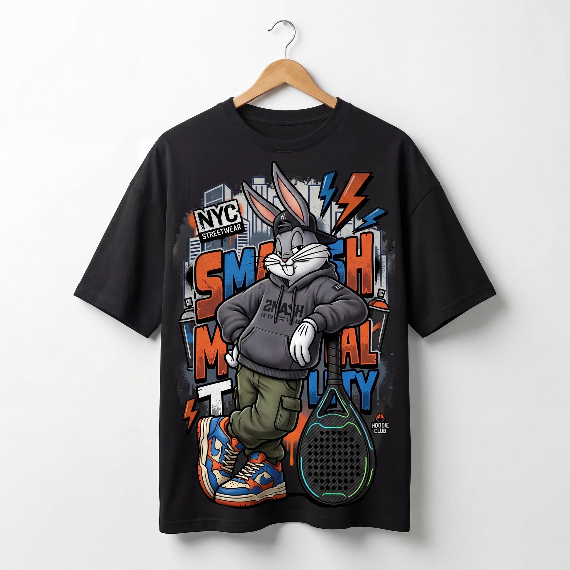 The "Mentally Smash" Oversized Graphic Tee