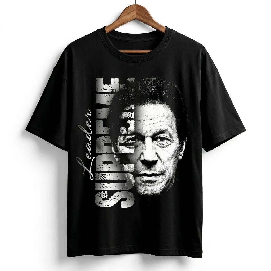 Imran Khan Leader Graphic T-Shirt – Premium Oversized Streetwear Tee