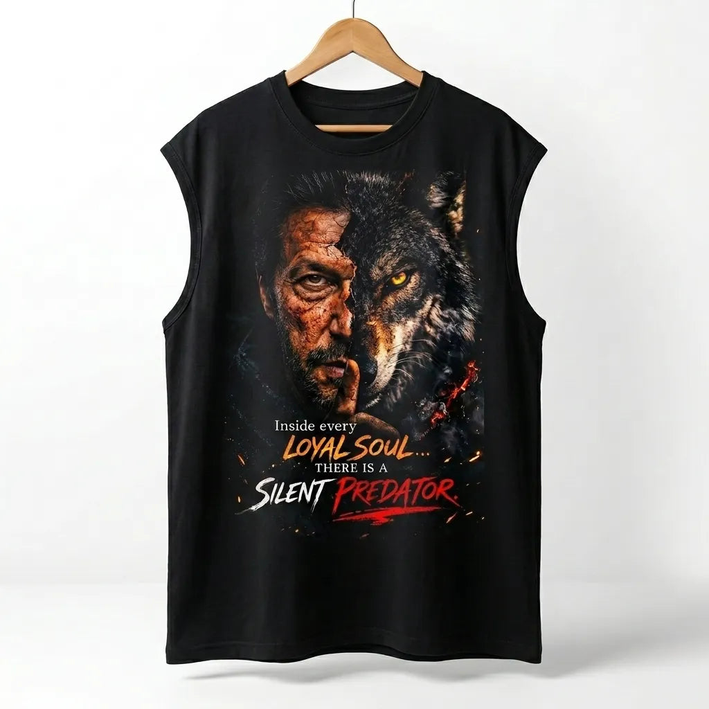 Loyal Soul Silent Predator Oversized Sleeveless T-Shirt – Inspired by Imran Khan
