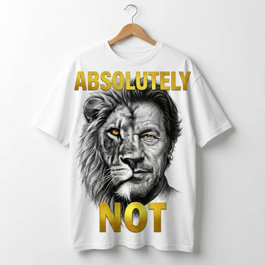 Marten Streetwear – Imran Khan “Absolutely Not” Premium Graphic Oversized T-Shirt