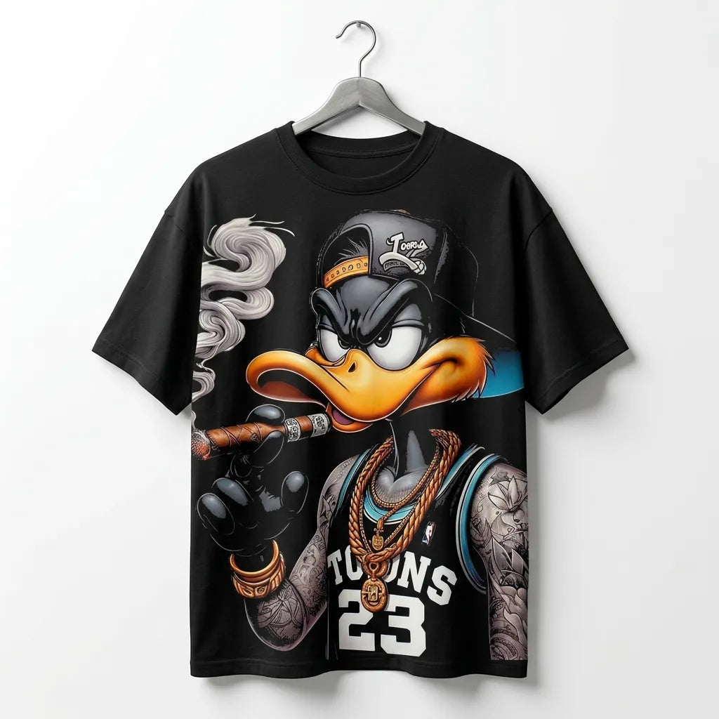 The "Daffy 23" Oversized Graphic Tee