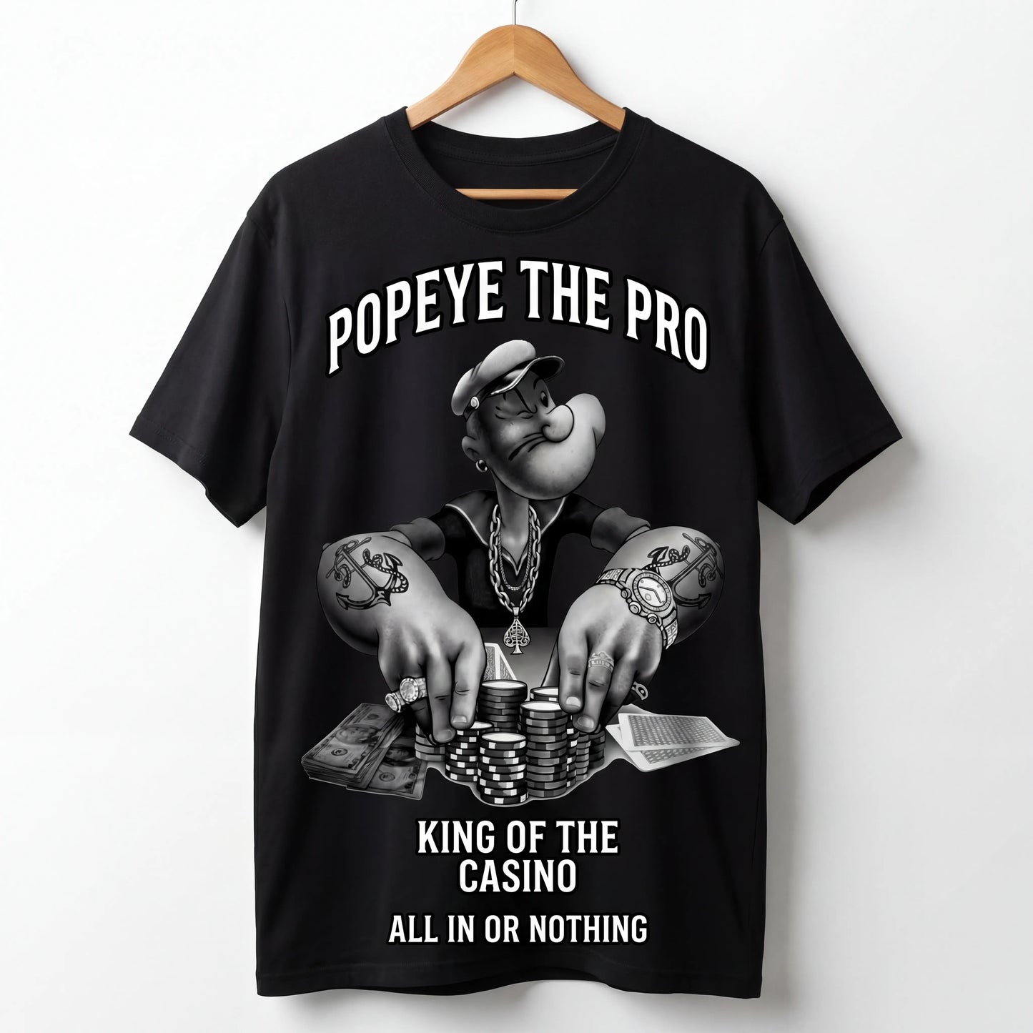 "Casino King" Popeye Graphic Tee 