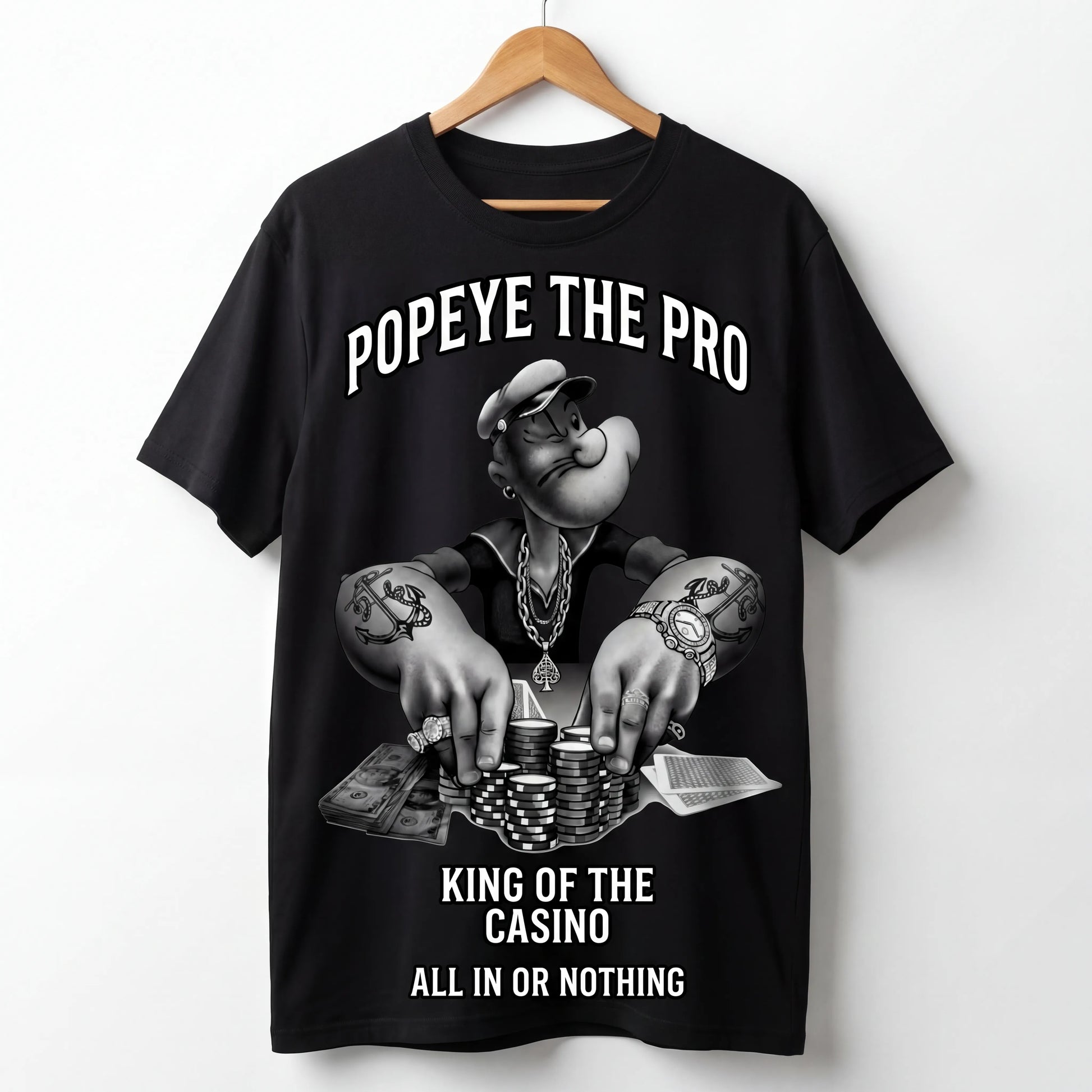 "Casino King" Popeye Graphic Tee 