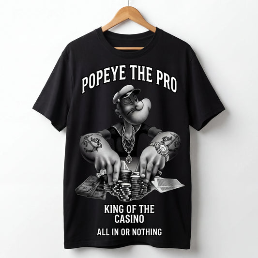 "Casino King" Popeye Graphic Tee 