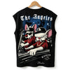 Los Angeles Sleeveless Oversized Streetwear Tank | Marten Streetwear Pakistan