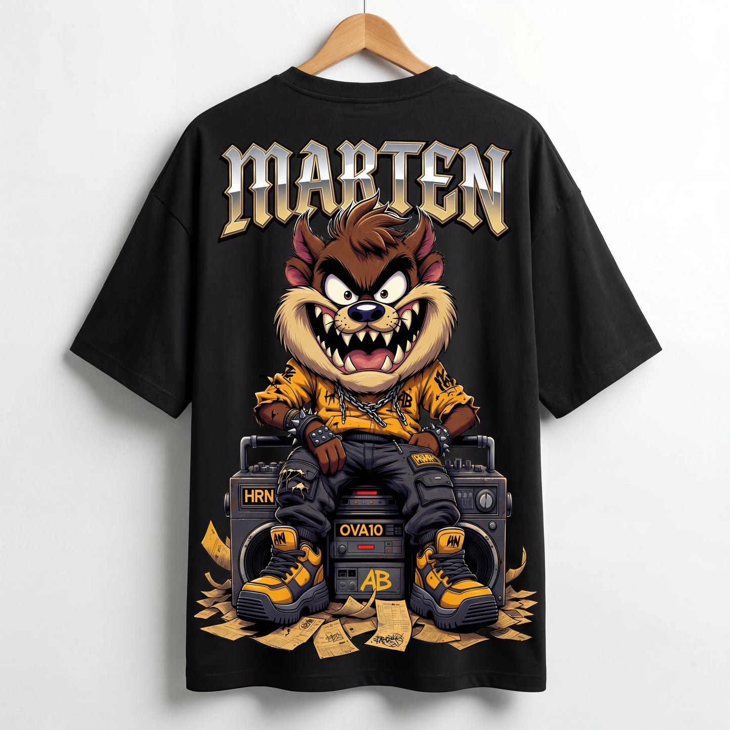 Marten Puff Graphic T-Shirt – Oversized Streetwear Tee