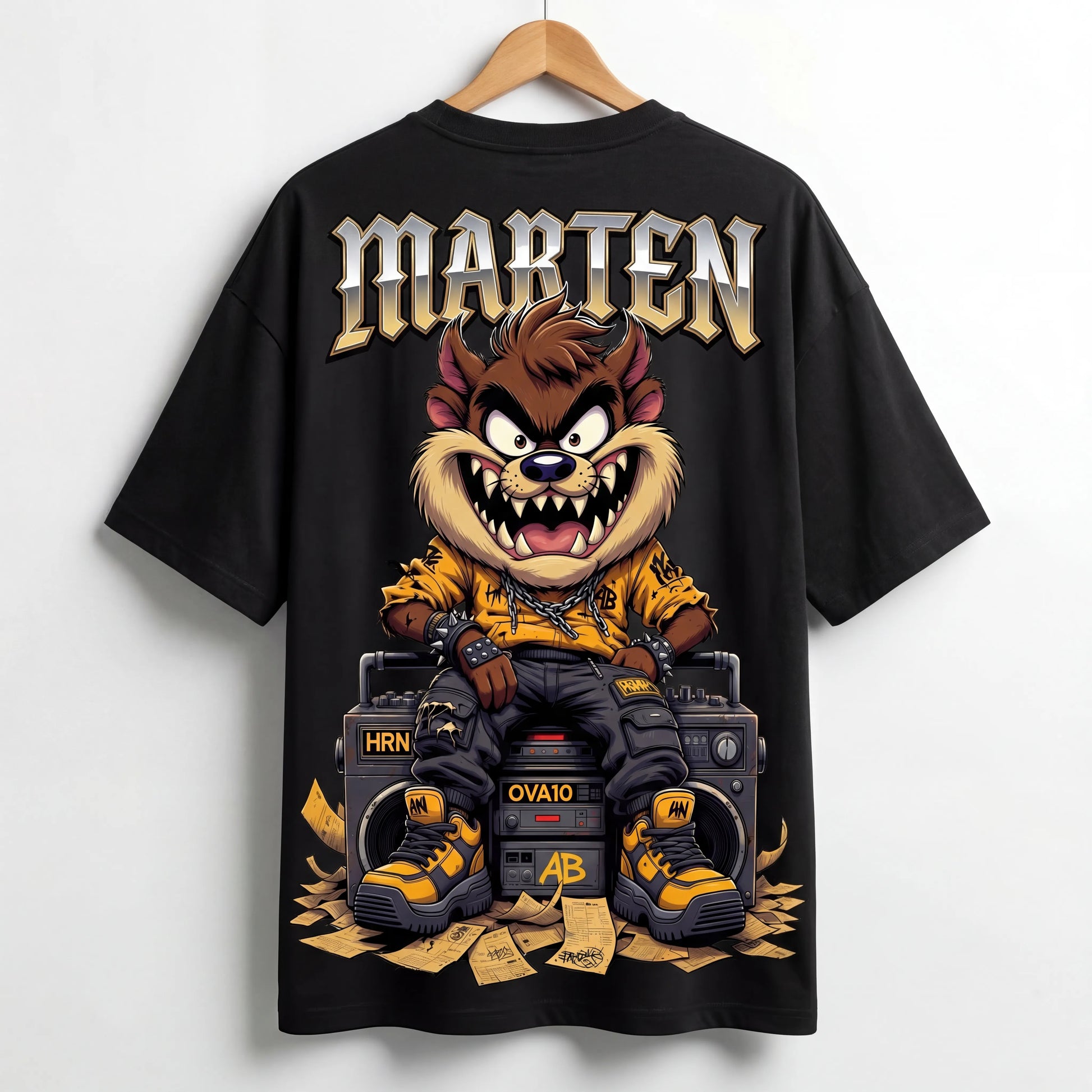 Marten Puff Graphic T-Shirt – Oversized Streetwear Tee