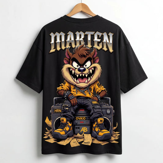 Marten Puff Graphic T-Shirt – Oversized Streetwear Tee