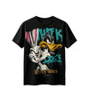 Oversized Cartoon Graphic Tee