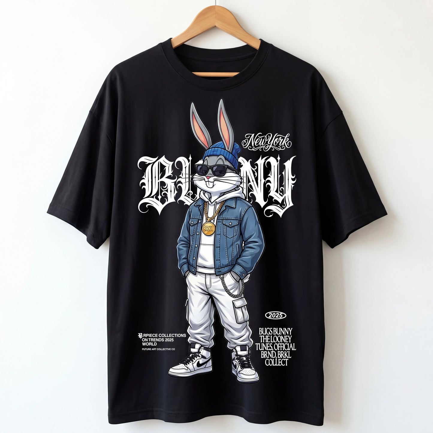 Newyork Bunny Oversized Streetwear T-Shirt – Premium Graphic