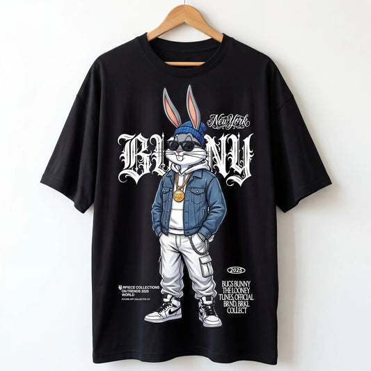 Newyork Bunny Oversized Streetwear T-Shirt – Premium Graphic