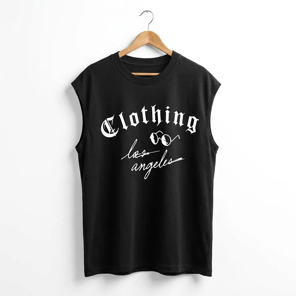 Los Angeles Sleeveless Oversized Streetwear Tank | Marten Streetwear Pakistan