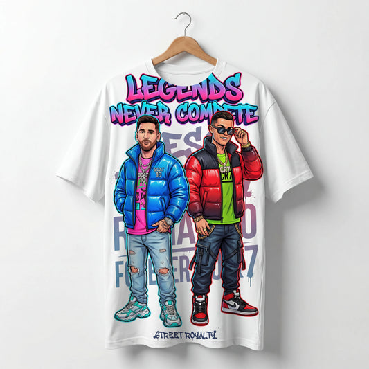 Legends Never Compete™ Oversized Graphic T-Shirt