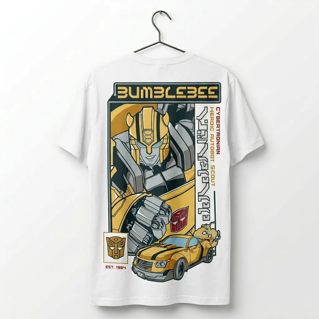 Bumblebee "Heroic Autobot Scout" Oversized Drop Shoulder T-Shirt