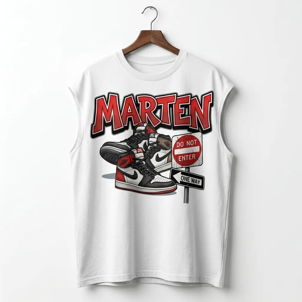 Marten "Urban Rebel" Oversized Sleeveless Tee 