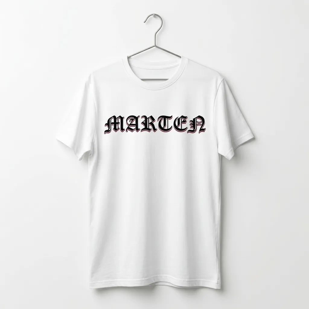 Marten "What's Up" Urban Bunny Graphic Tee – Premium White Streetwear