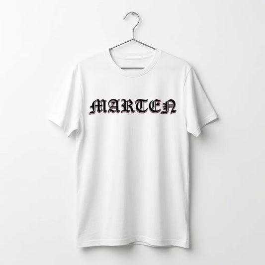 Marten "What's Up" Urban Bunny Graphic Tee – Premium White Streetwear