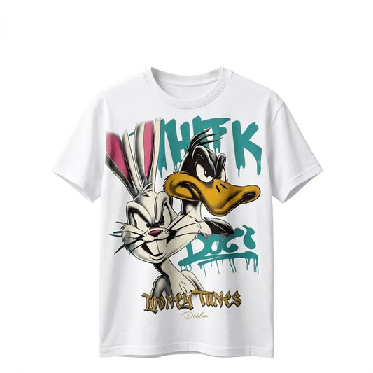 Oversized Cartoon Graphic Tee