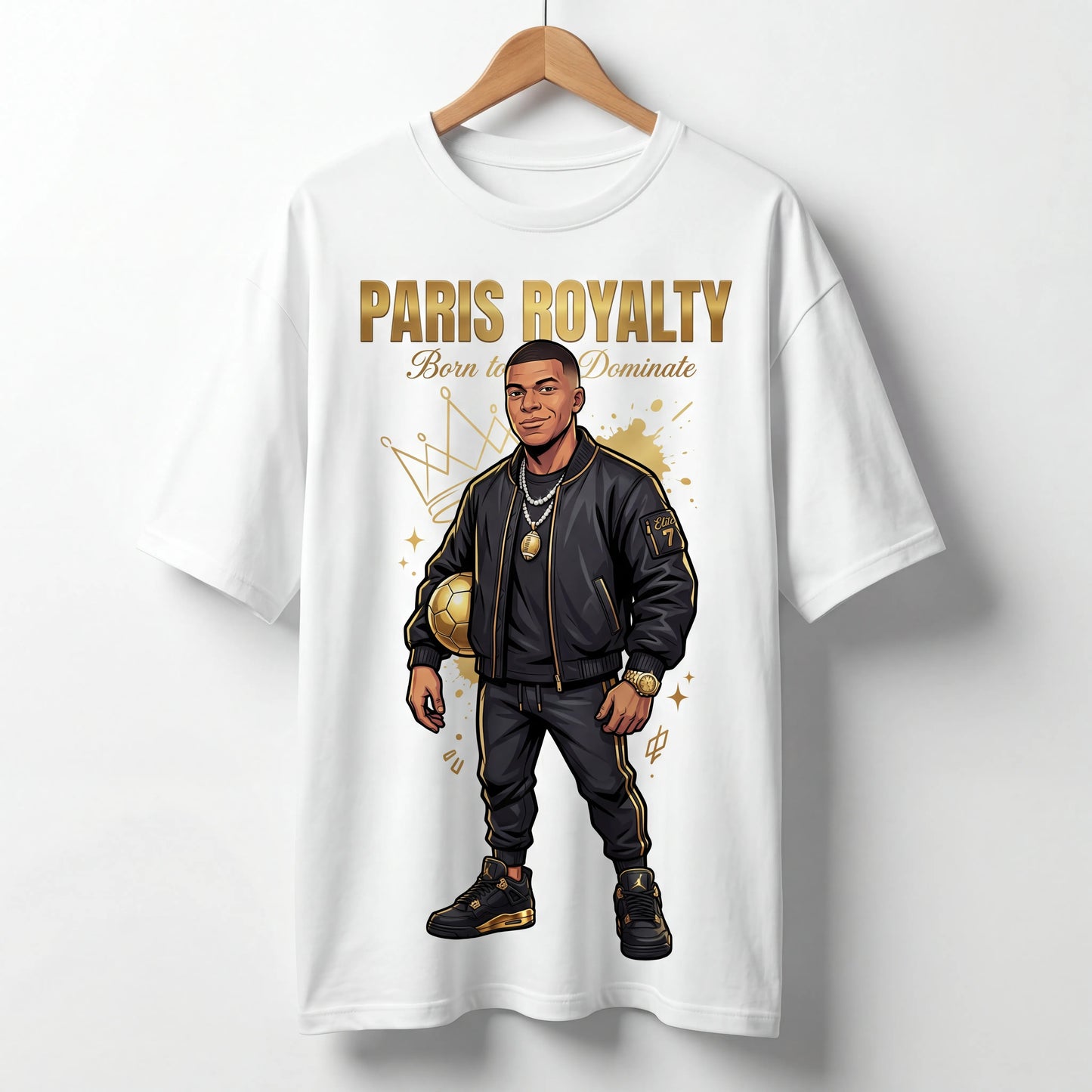 Mbape Paris Royalty Oversized T-Shirt 