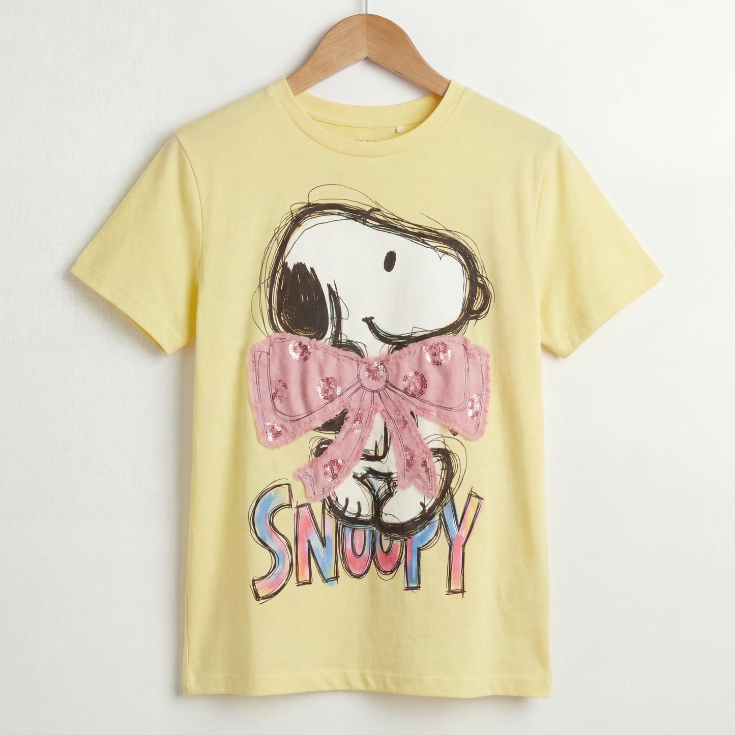 Marten Streetwear Snoopy Pink Oversized Graphic T-Shirt